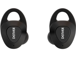 Auriculares Bluetooth True Wireless DENVER Twe-51 (In Ear - Micrófono - Negro)