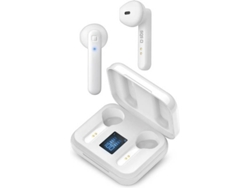 Auriculares Bluetooth True Wireless SBS Twin Hop (In Ear - Micrófono - Blanco)