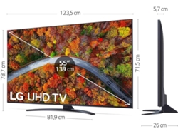TV LG 55UP81006 (LED - 55'' - 140 cm - 4K Ultra HD - Smart TV)