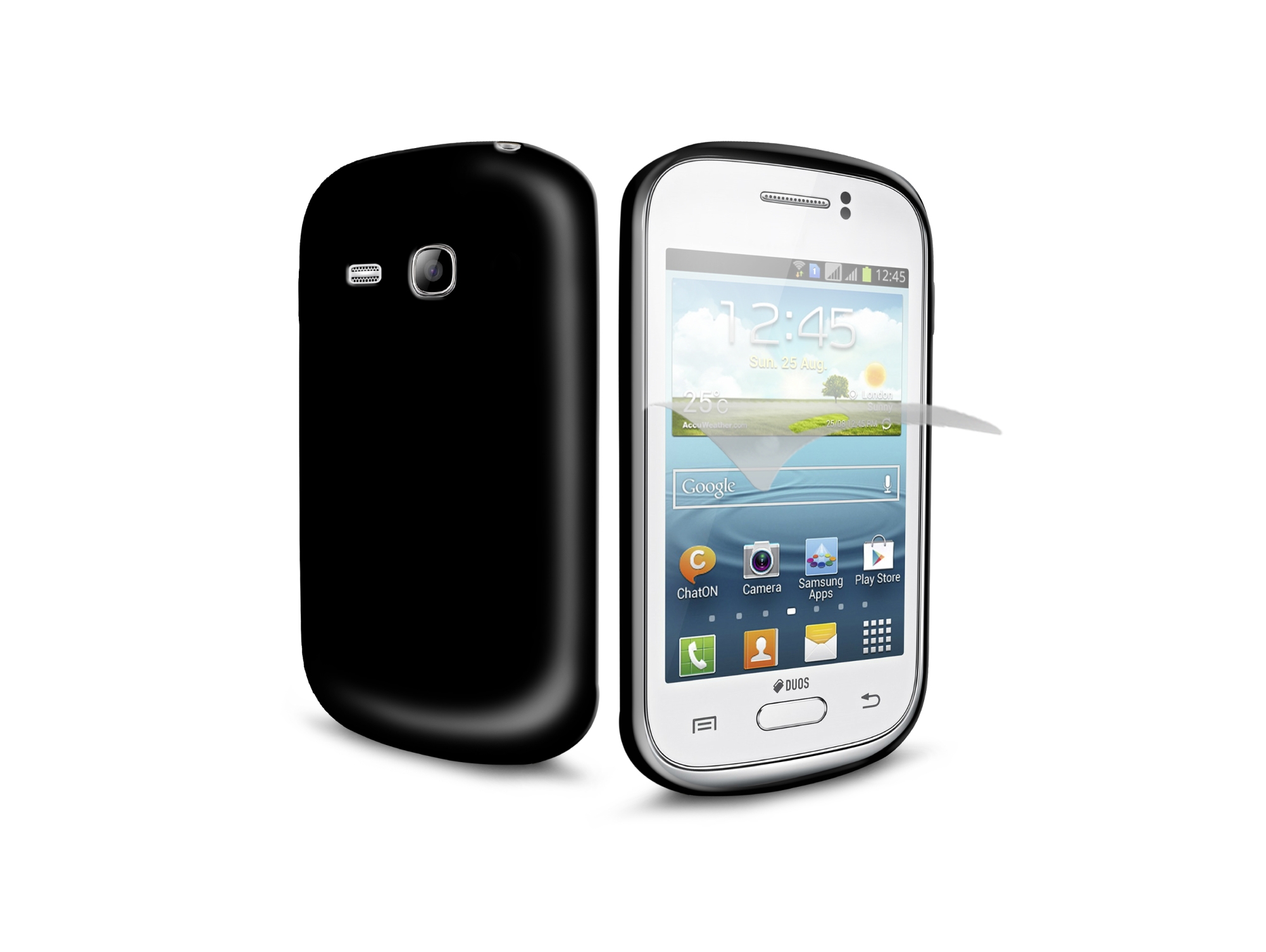 Carcasa y protector de pantalla SBS Aero Samsung GalaxyÂ Young negro