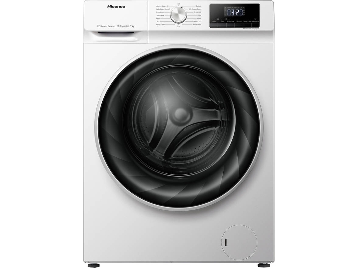 Lavadora HISENSE WFQY701418VJM (7 kg - 1400 rpm - Blanco)