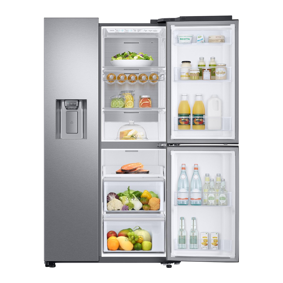 Frigorífico Americano SAMSUNG RS68N8671SL/EF (No Frost - 178 cm - 604 L - Inox)