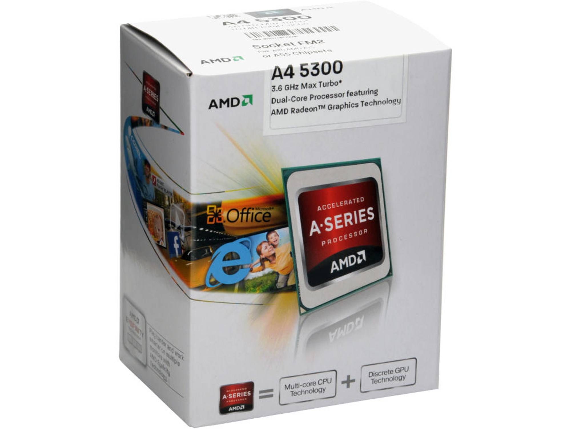 Procesador AMD A4-5300 (Socket FM2 + - Dual-Core - 3.4 GHz)