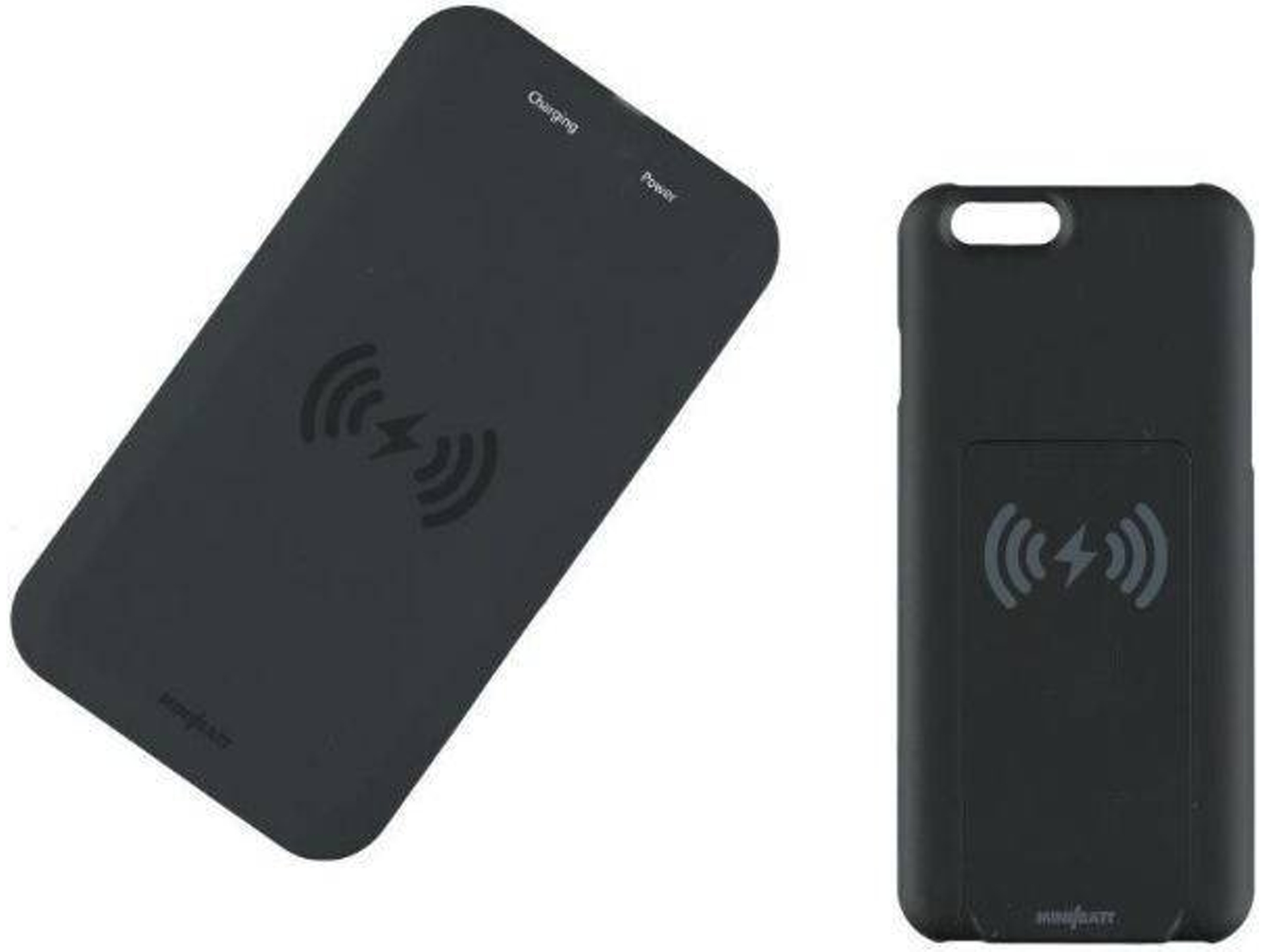 Kit cargador inalÃ¡mbrico QI + carcasa receptoraÂ MINIBATT M1