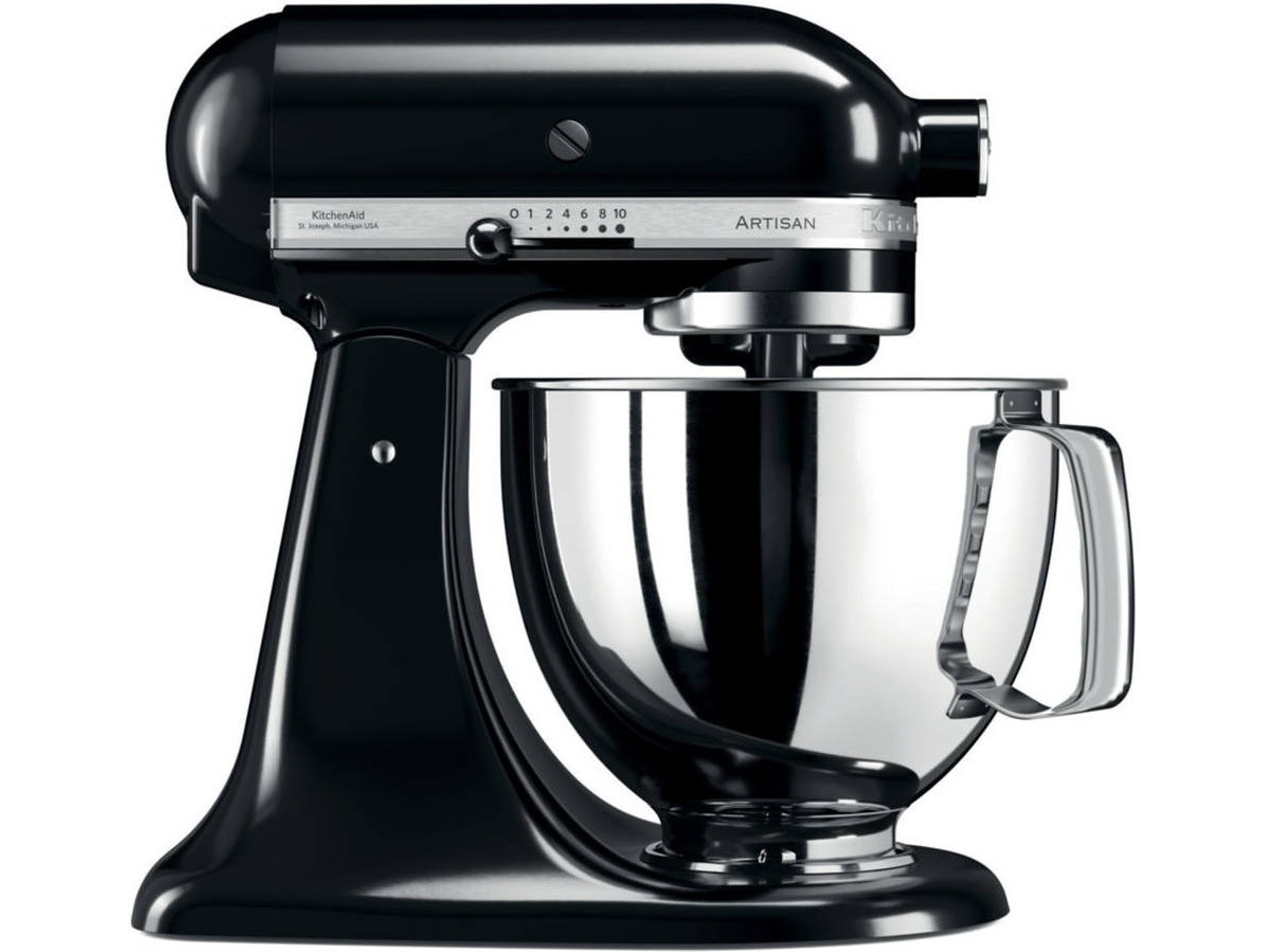 Amasadora con Bol KITCHENAID 5KSM125EOB (Caja Abierta - 4.9 L - 300 W - 4 accesorios)