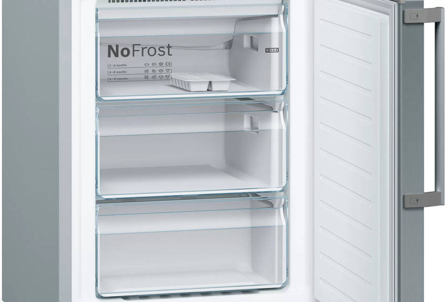 Frigorífico Combi BOSCH KGN397LEQ (No Frost - 203 cm - 366 L - Inox)