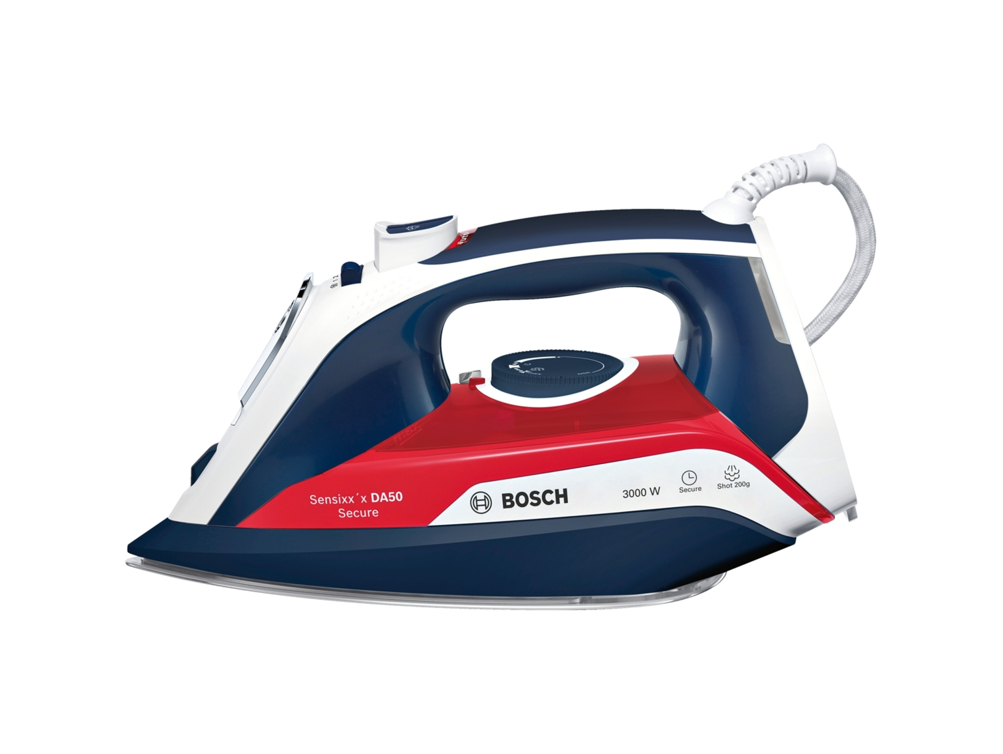 Plancha de Vapor BOSCH TDA5030110 (Chorro Vapor: 200 g/min - Suela: CeraniumGlissée)