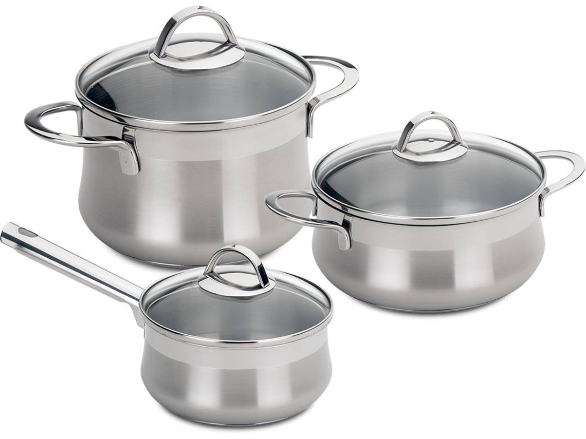 Batería SILAMPOS Emotion (3 piezas - Inox)