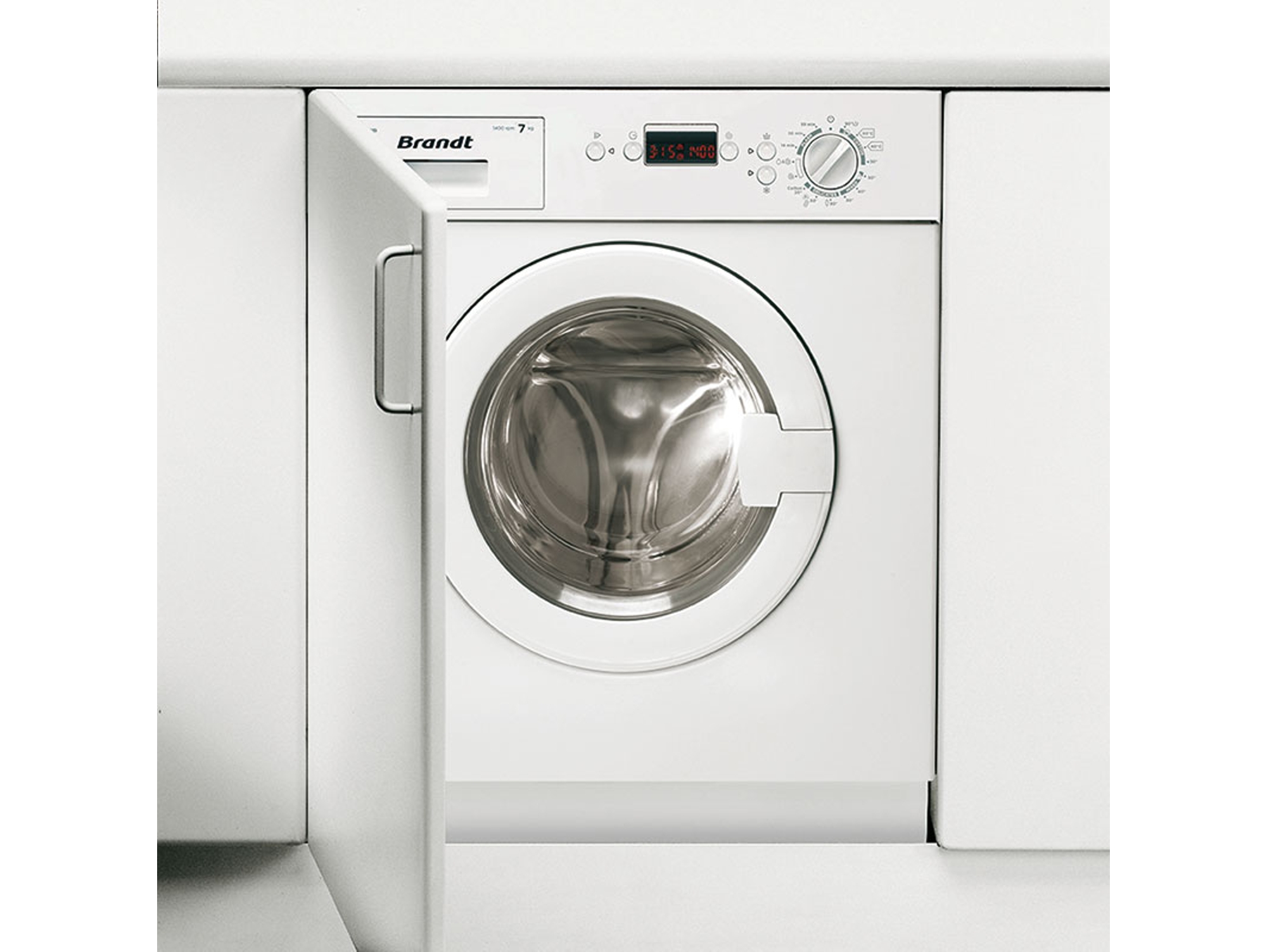 Lavadora BRANDT BWF514I (7 kg - 1400 rpm - Blanco)