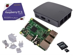 Kit RASPBERRY PI 3 8GB Negra y Gris