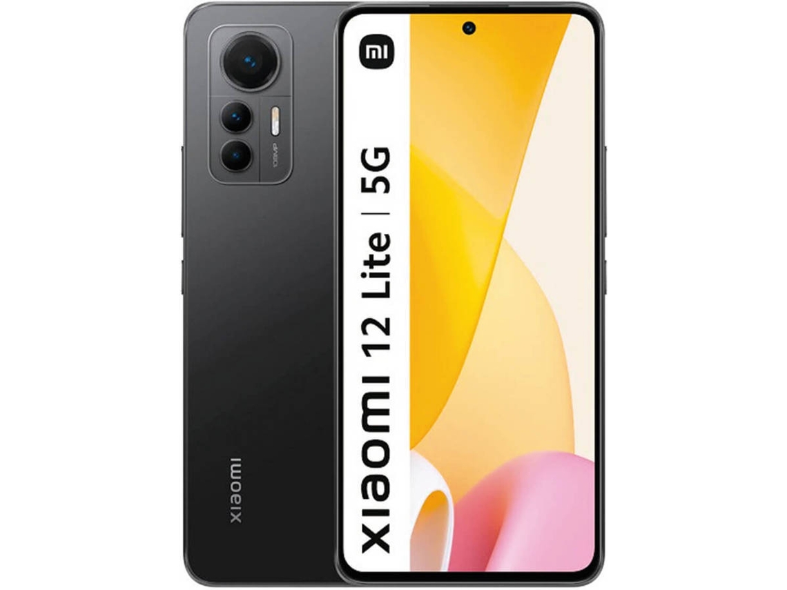 Smartphone XIAOMI 12 Lite (6.55'' - 8 GB - 128 GB - Negro)