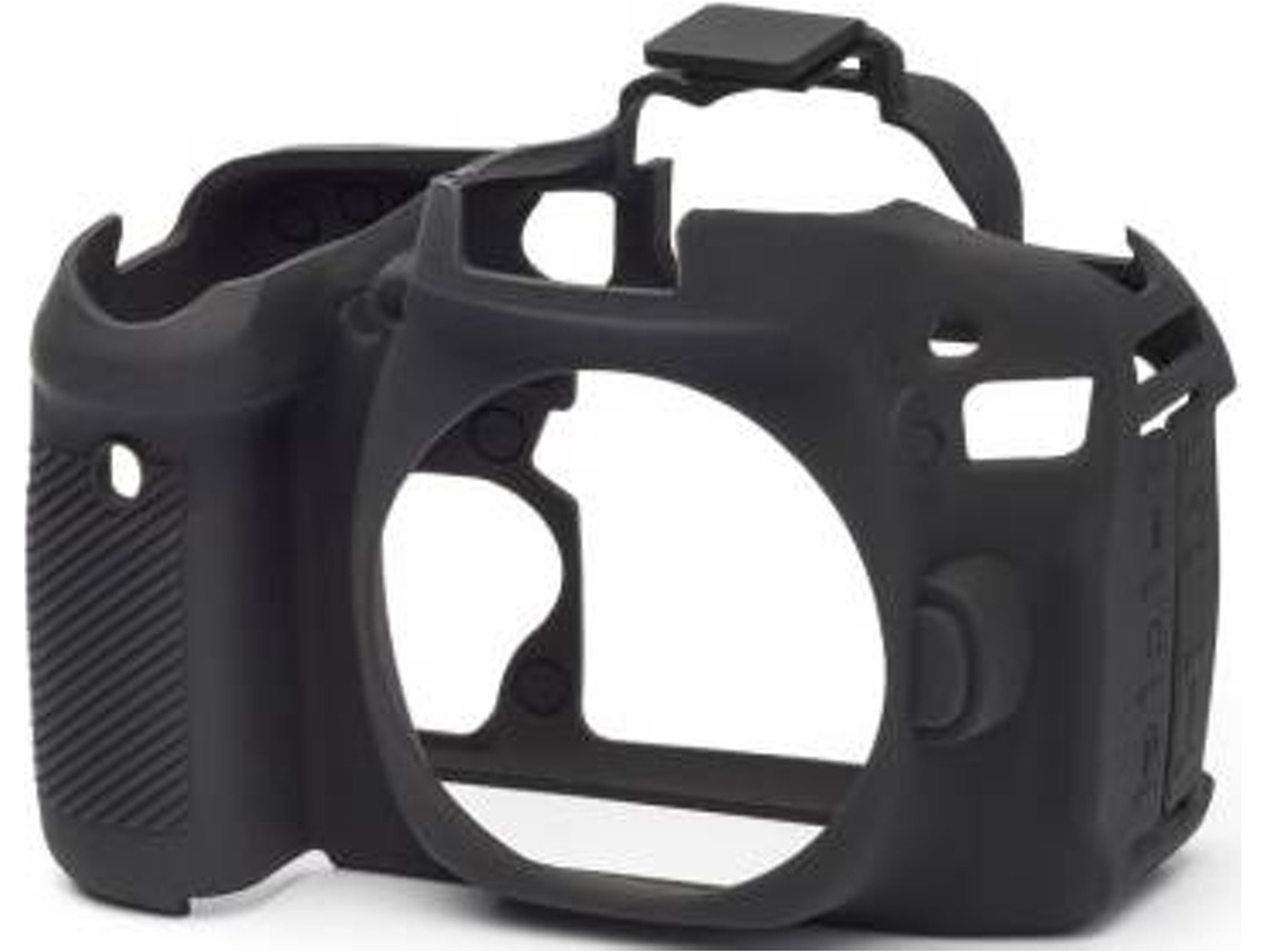 Funda silicona EASYCOVER Canon 80D Negro