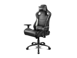 Silla Gaming DRIFT DR400 (Hasta 150 kg - Elevador a Gas Clase 4 - Negro y Blanco)