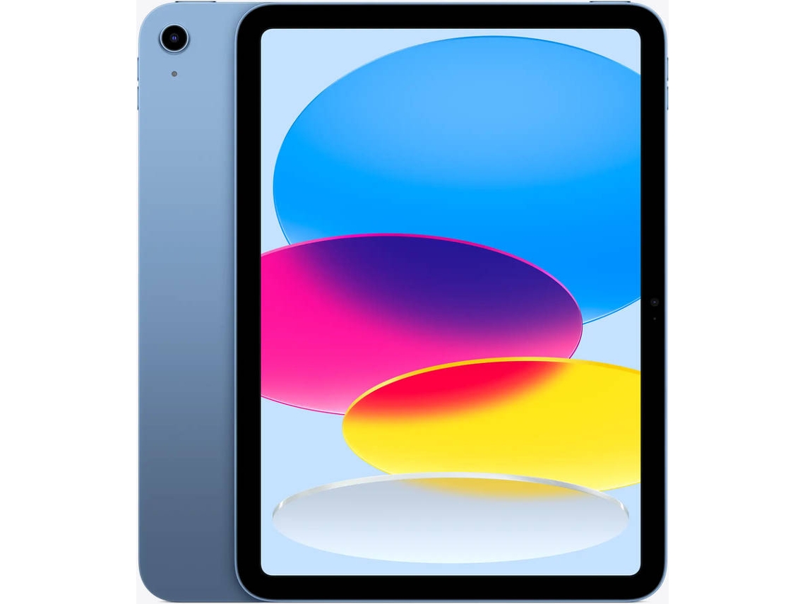 iPad 10ª Generación APPLE (10.9'' - 256 GB - Wi-Fi + Cellular - Azul)