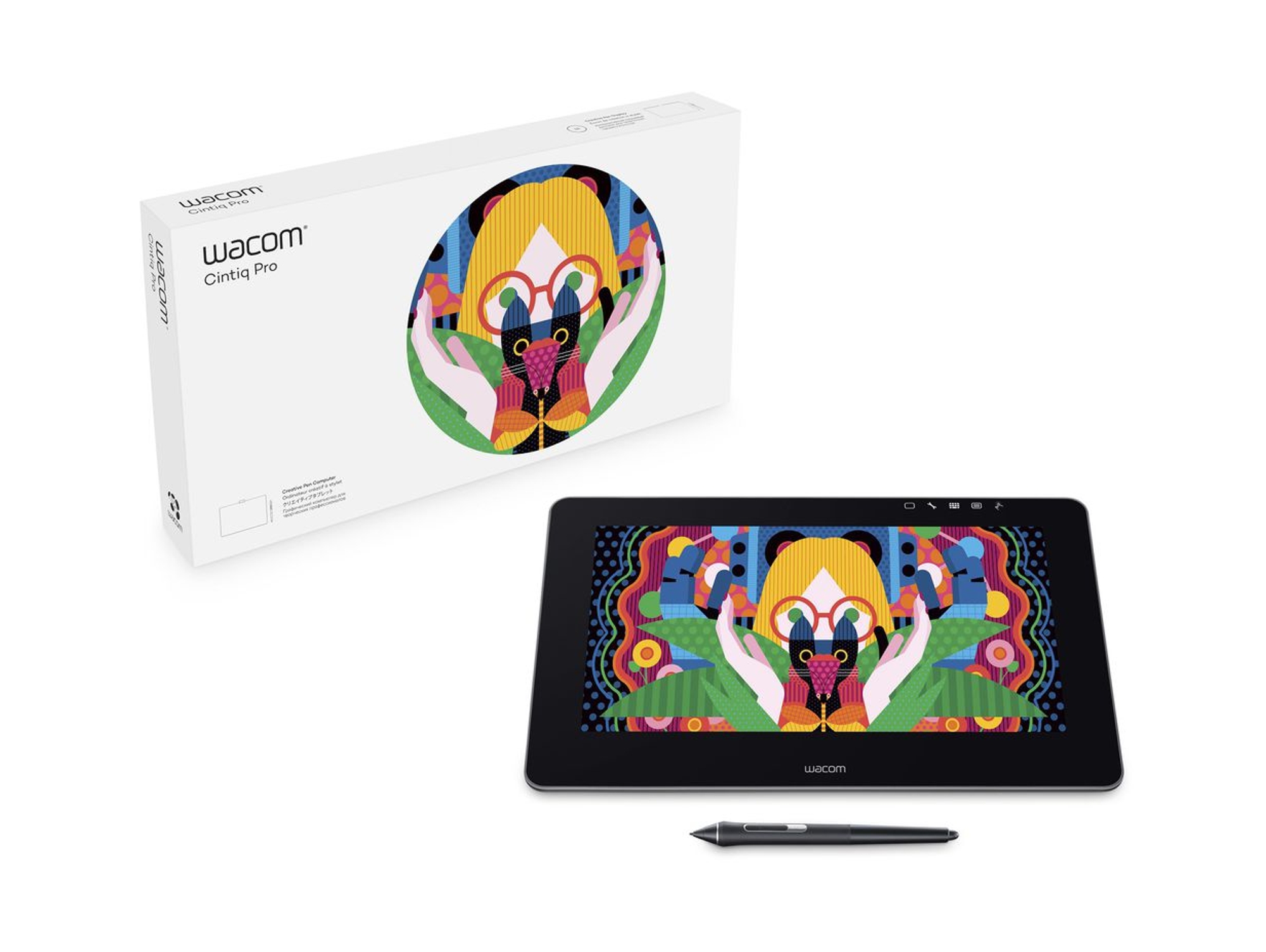 Wacom Cintiq Pro DTH-1320 13インチ Tableta gráfica WACOM DTH-1320-EU (Windows y Mac OS - USB y Wi-Fi