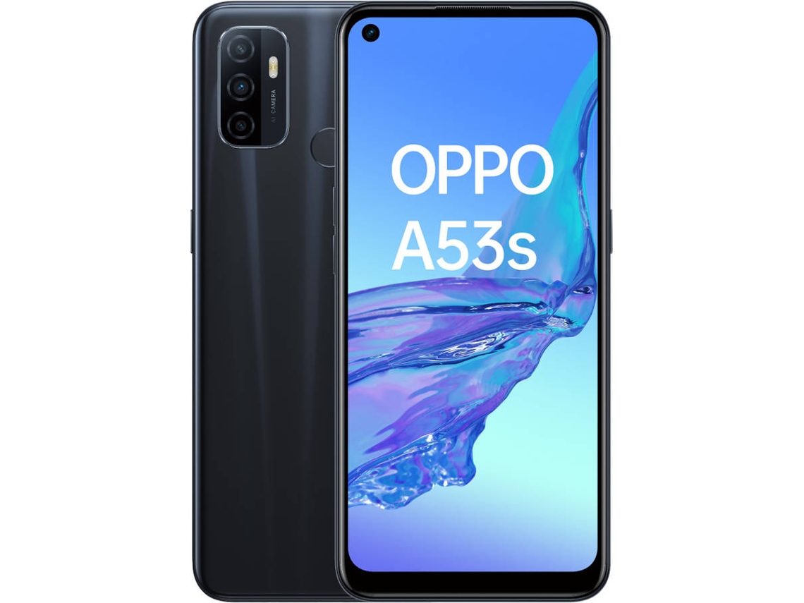 Smartphone OPPO A53s (6.5'' - 4 GB - 128 GB - Negro)