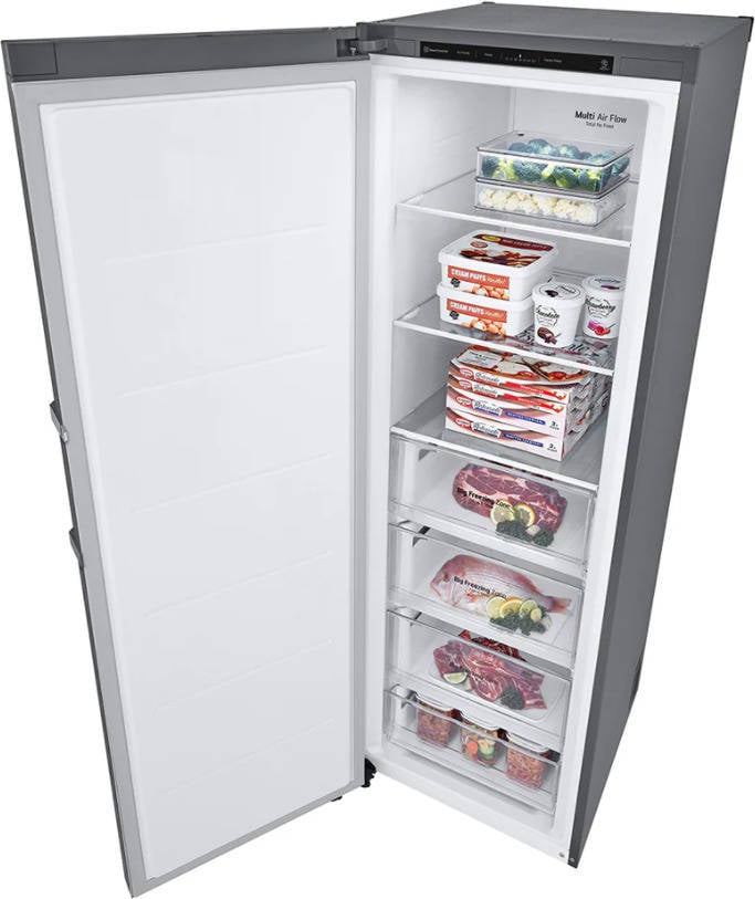 Congelador Vertical LG GTF41PZGSZ (No Frost - 186 cm - 324 L - Inox)