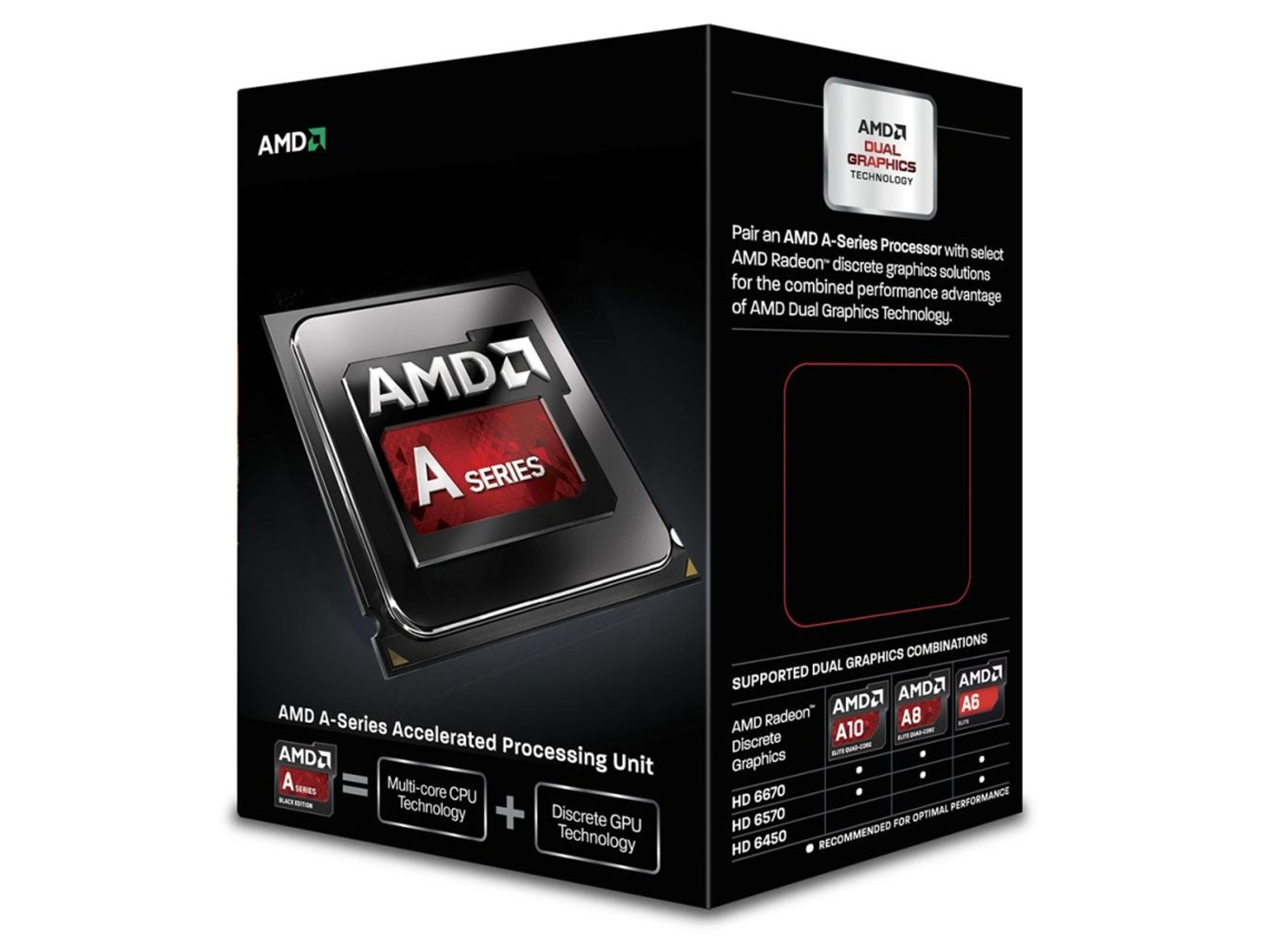 Procesador AMD A6-6400K (Socket FM2+ - Dual-Core - 3.9 GHz)