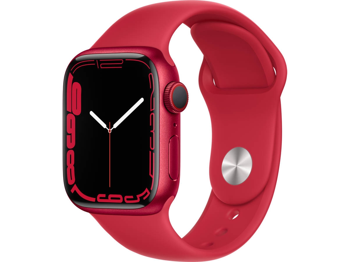 APPLE Watch Series 7 GPS+Cellular 41 mm (Product) Red con Correa Deportiva (Product) Red