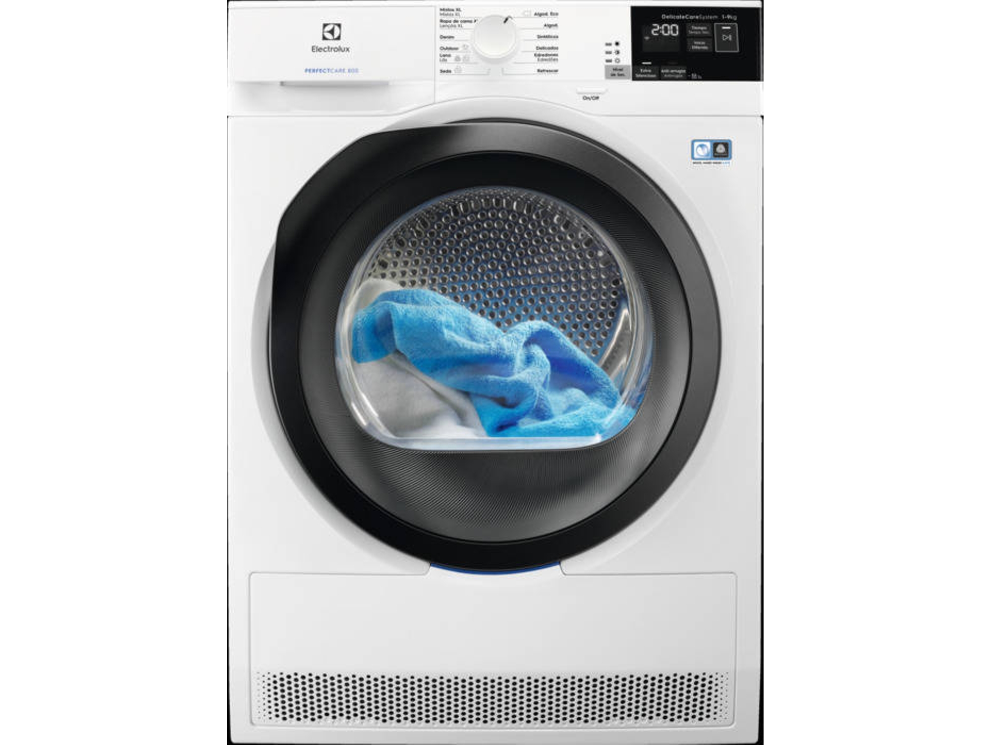 Secadora ELECTROLUX EW8H4964IB (9 kg - Bomba de Calor - Blanco)