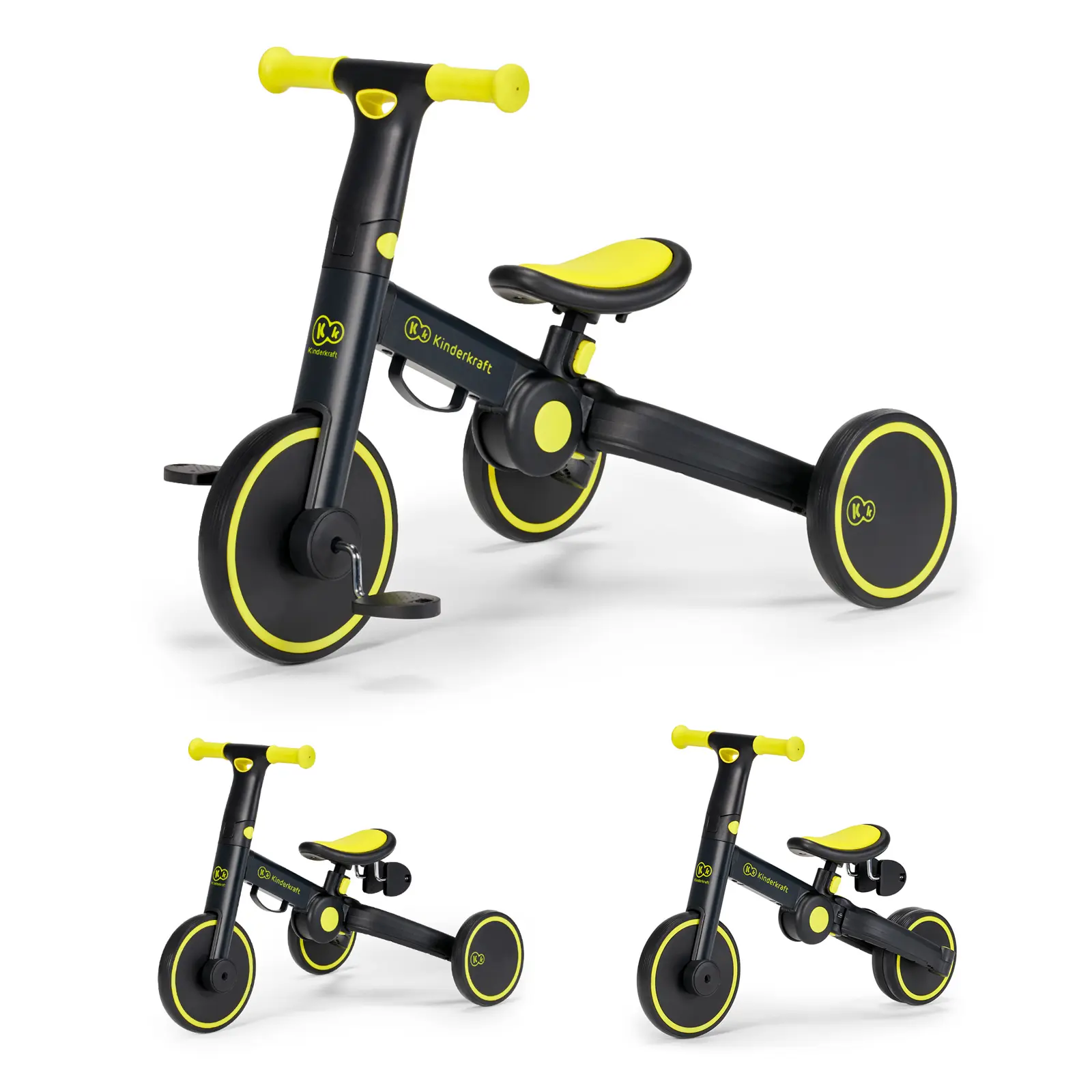 Triciclo Kinderkraft 4trike Black