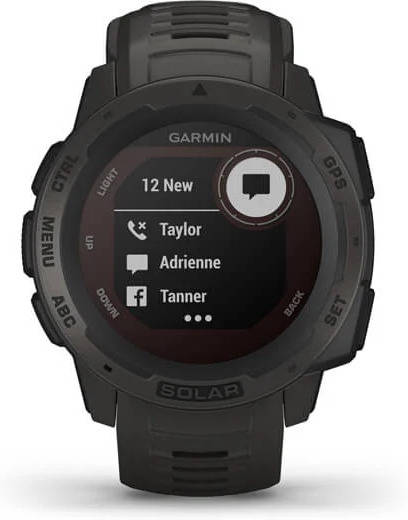 Reloj deportivo GARMIN Instinct Solar (Bluetooth - Negro)