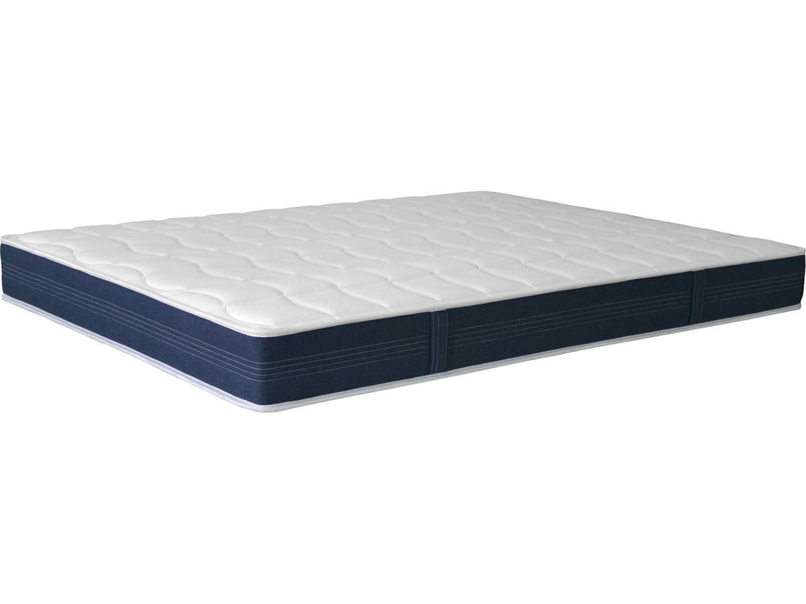 Colchón DORMUS Pocket Visco (Muelles Ensacados - Viscoelástica - 190 x 150 x 20 cm - Blanco)