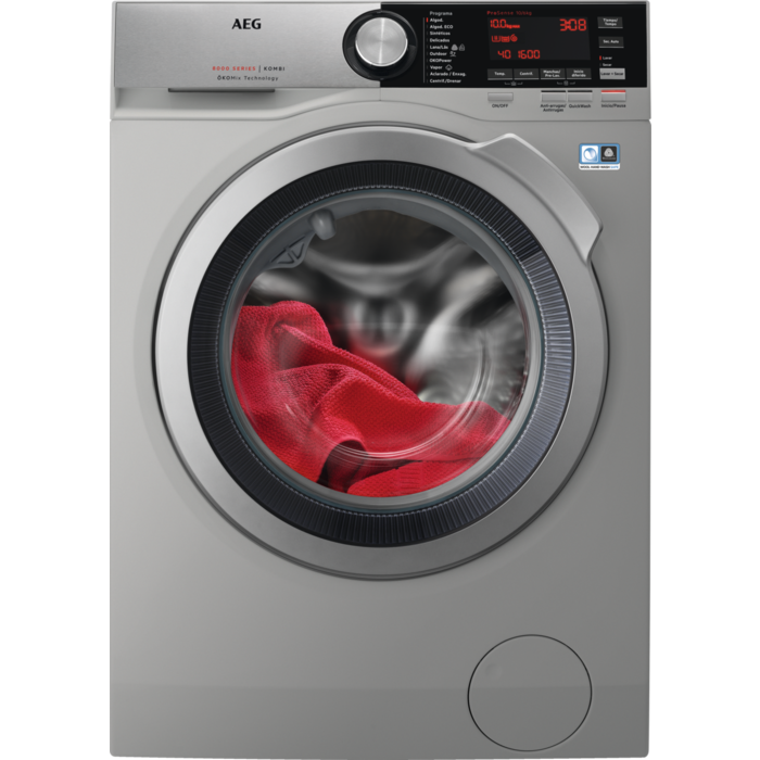 Lavasecadora AEG LWEC12S  (6/10 kg - 1600 rpm - Inox)