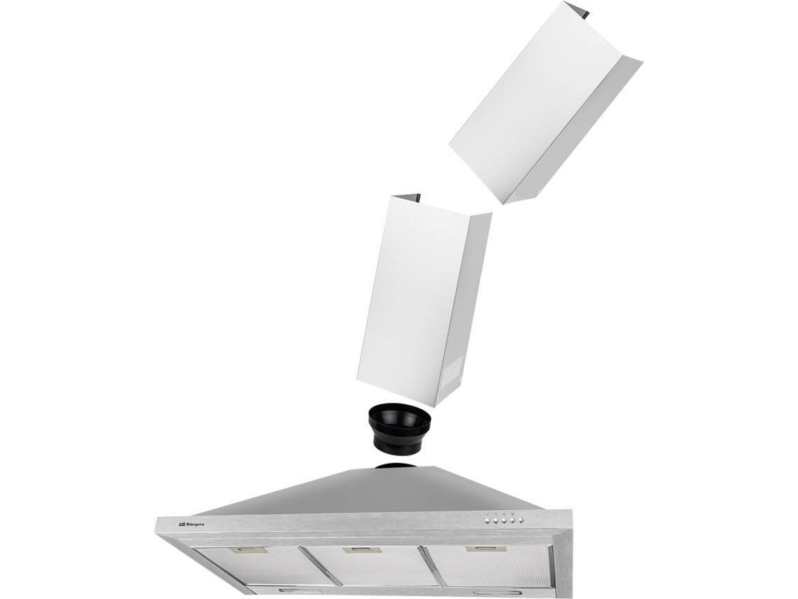 Campana ORBEGOZO DS 48190 B IN (632 m3/h - 90 cm - Inox)