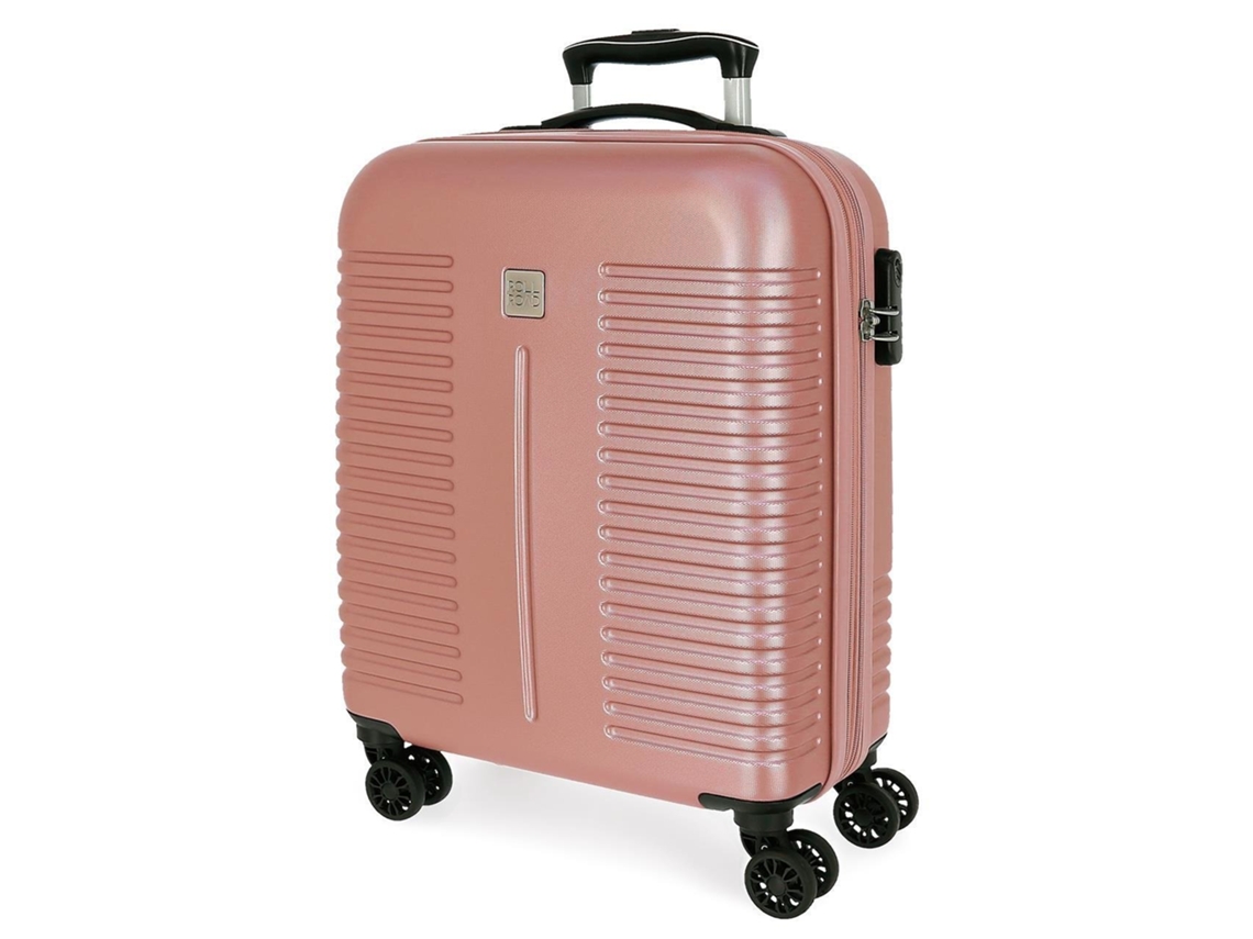 Maleta de Cabina Ampliable ROLL ROAD India Rosa (40x55x20+5cm - 37L)