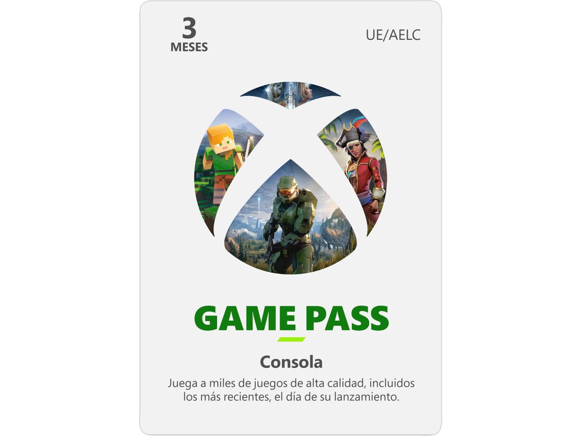 Tan rápido como un flash hostilidad demanda Tarjeta Xbox Game Pass Consola 3 Meses (Formato Digital) | Worten Canarias