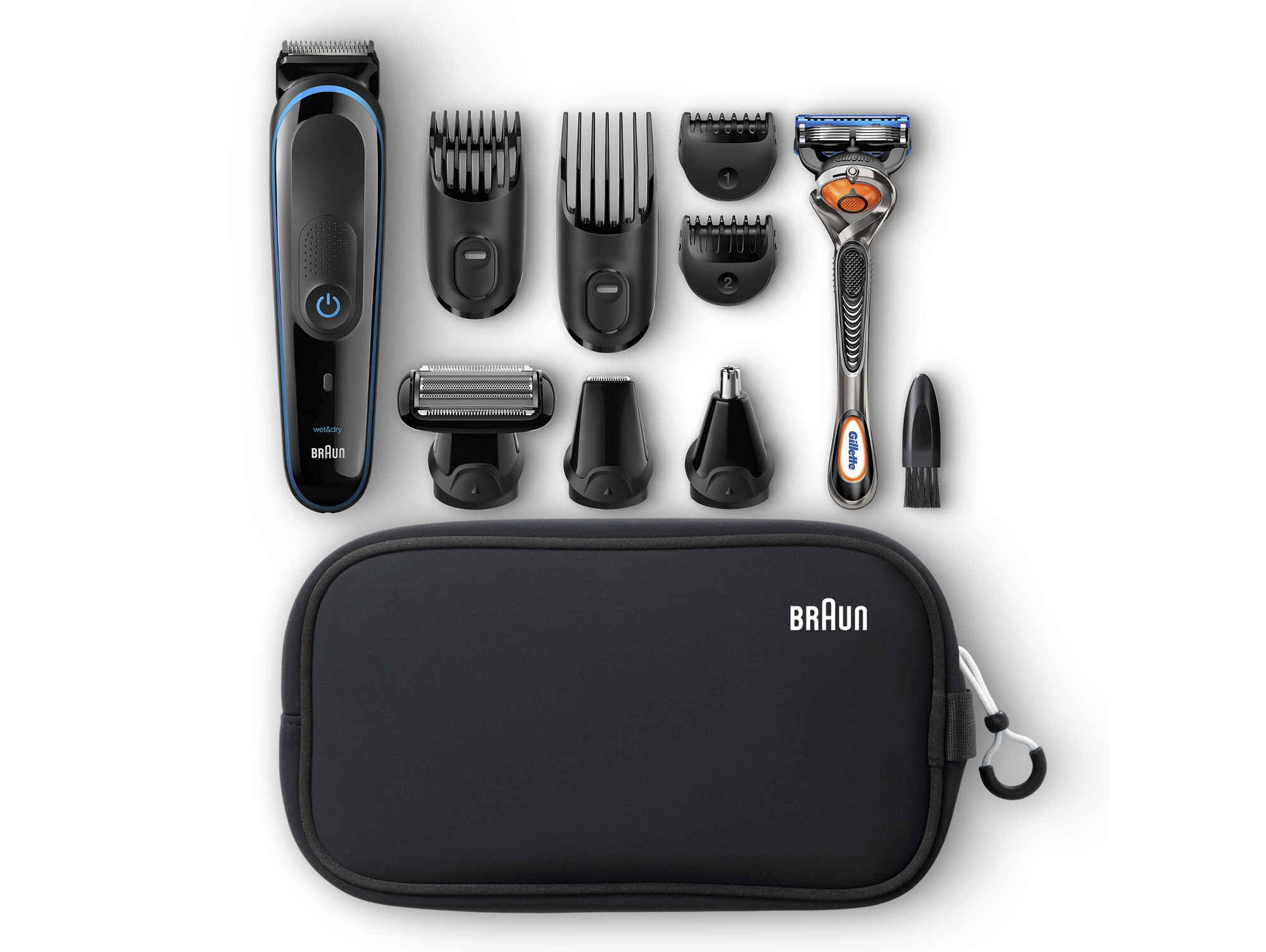 Afeitadora Multifunción BRAUN MGK3980 Estuche 9 en 1 (Caja Abierta)