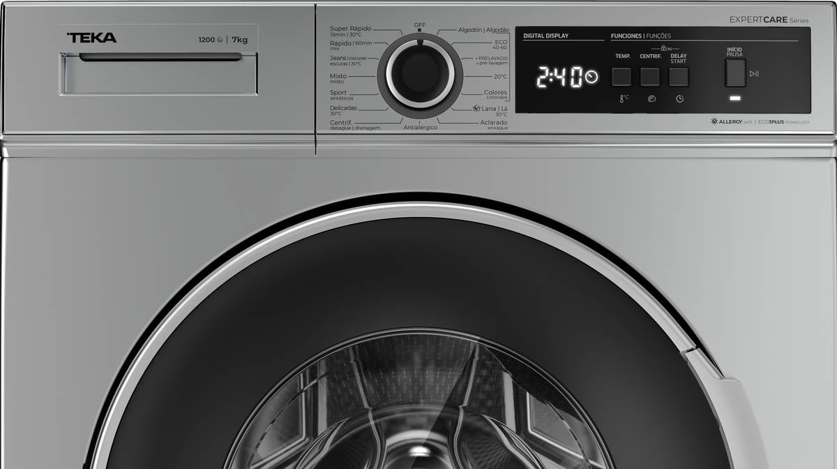 Lavadora TEKA WMT 40720 SS (7 kg - 1200 rpm - Inox)