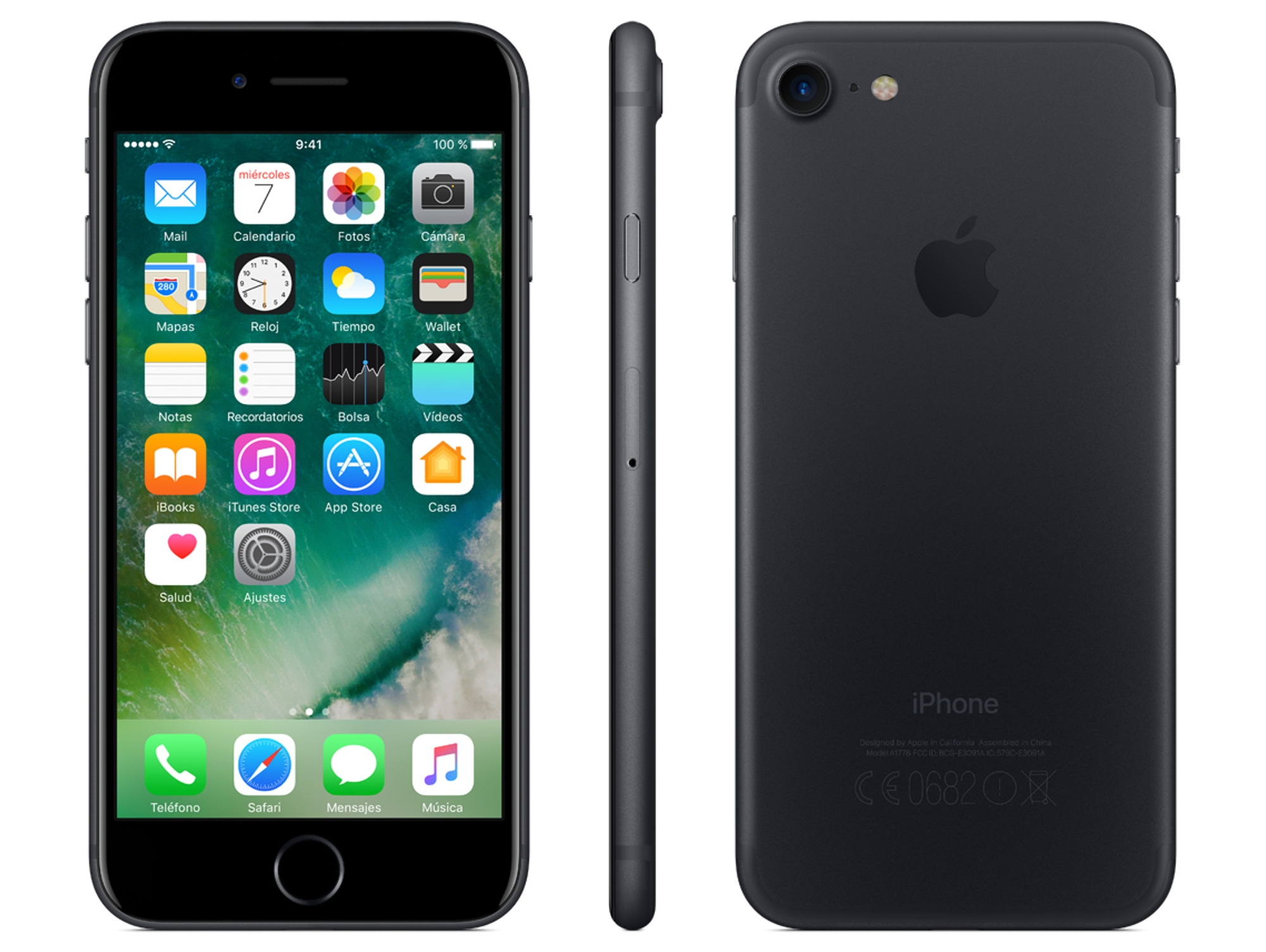iPhone 7 APPLE (4.7'' - 2 GB - 128 GB - Negro)