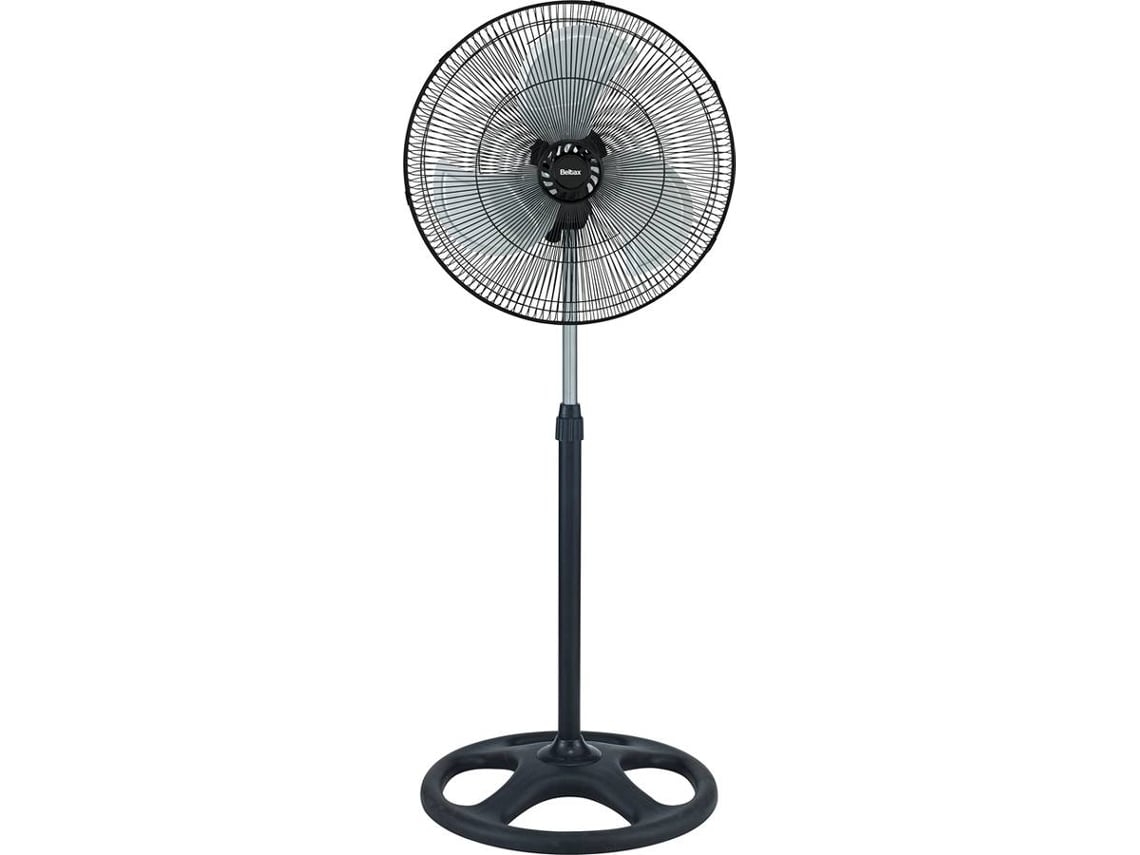 Ventilador de Pie BELTAX BTF4014 (3 Velocidades - 45 cm - Negro)