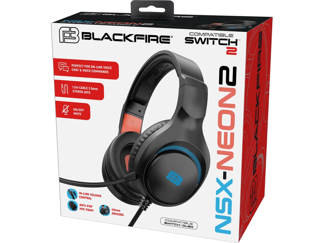 Auriculares BLACKFIRE Nintendo Switch 2 Nsx-Neon2