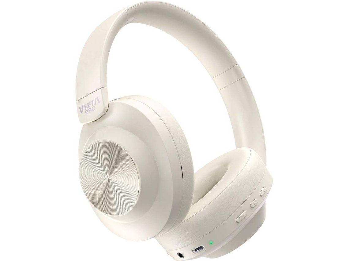Auriculares Bluetooth VIETA PRO Way 5 (Over Ear -  Microfóno - Blanco)