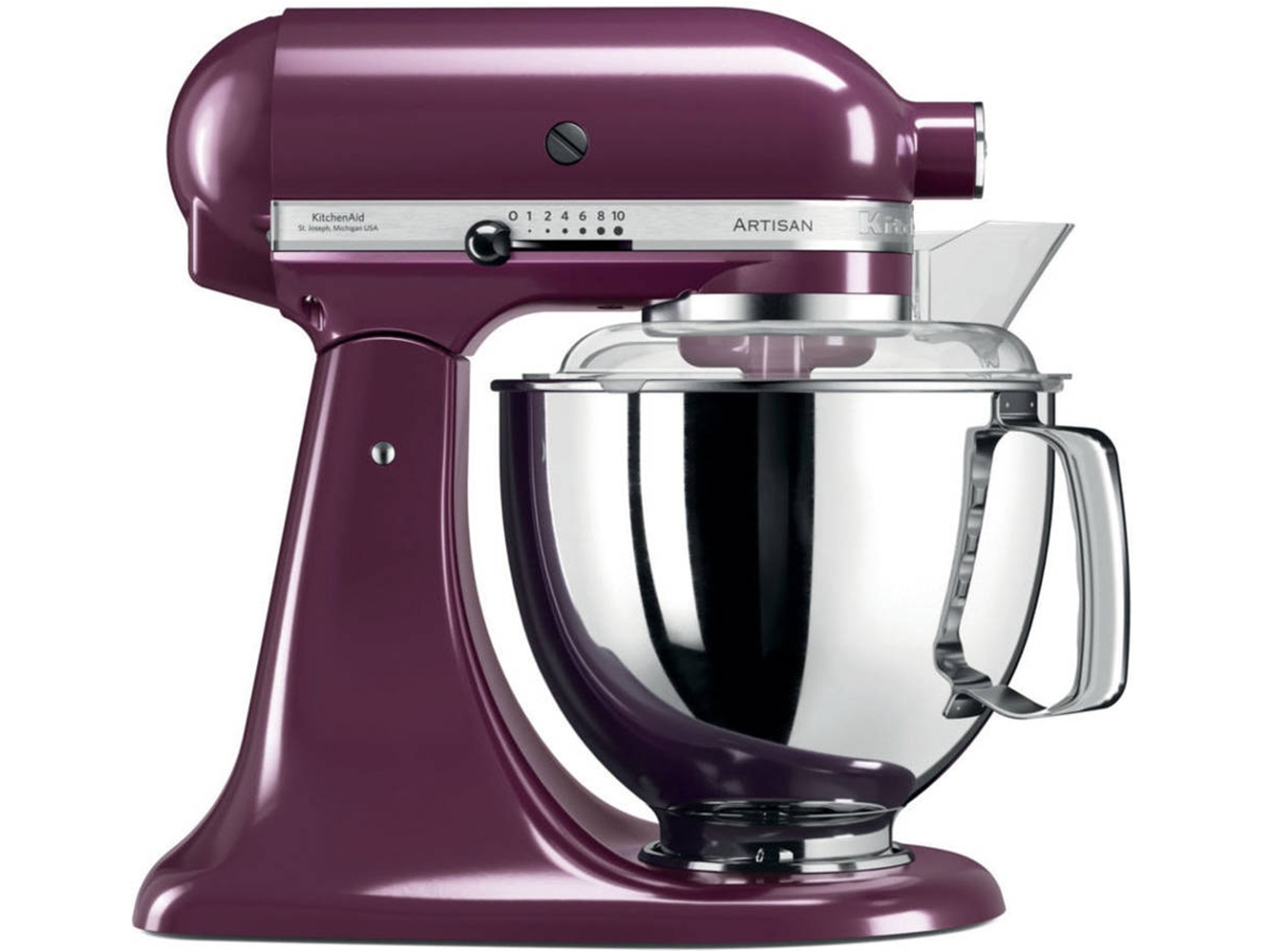 Amasadora con Bol KITCHENAID Artisan 5KSM175PSEBY  (4 accesorios - 300 W - Bol: 4.8 L)