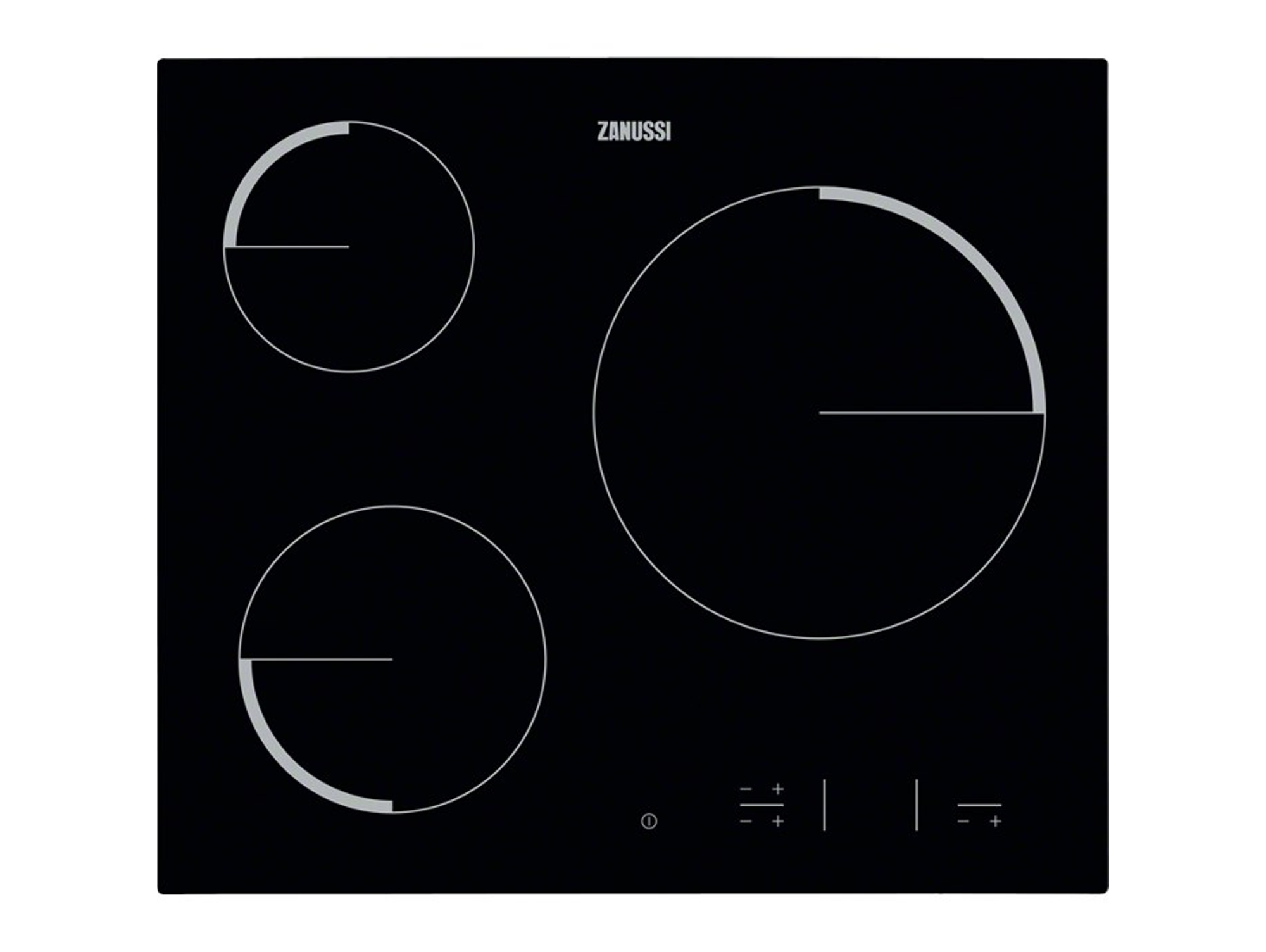 Placa de Vitrocerámica ZANUSSI ZEV6330FBA (Eléctrica - 59 cm - Negro)