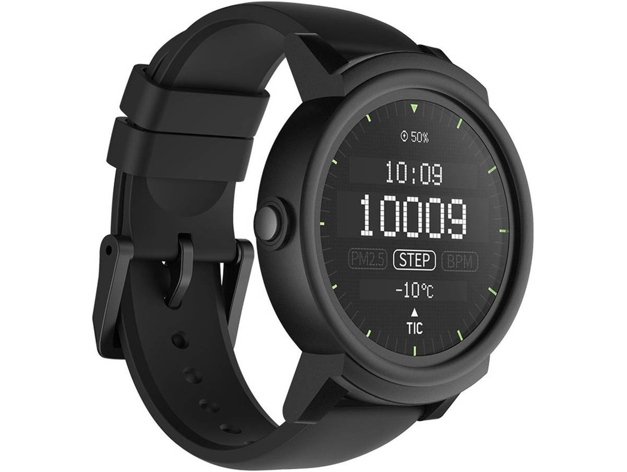 Reloj deportivo MOBVOI Ticwatch E (Bluetooth - 48 h de autonomía - Negro)