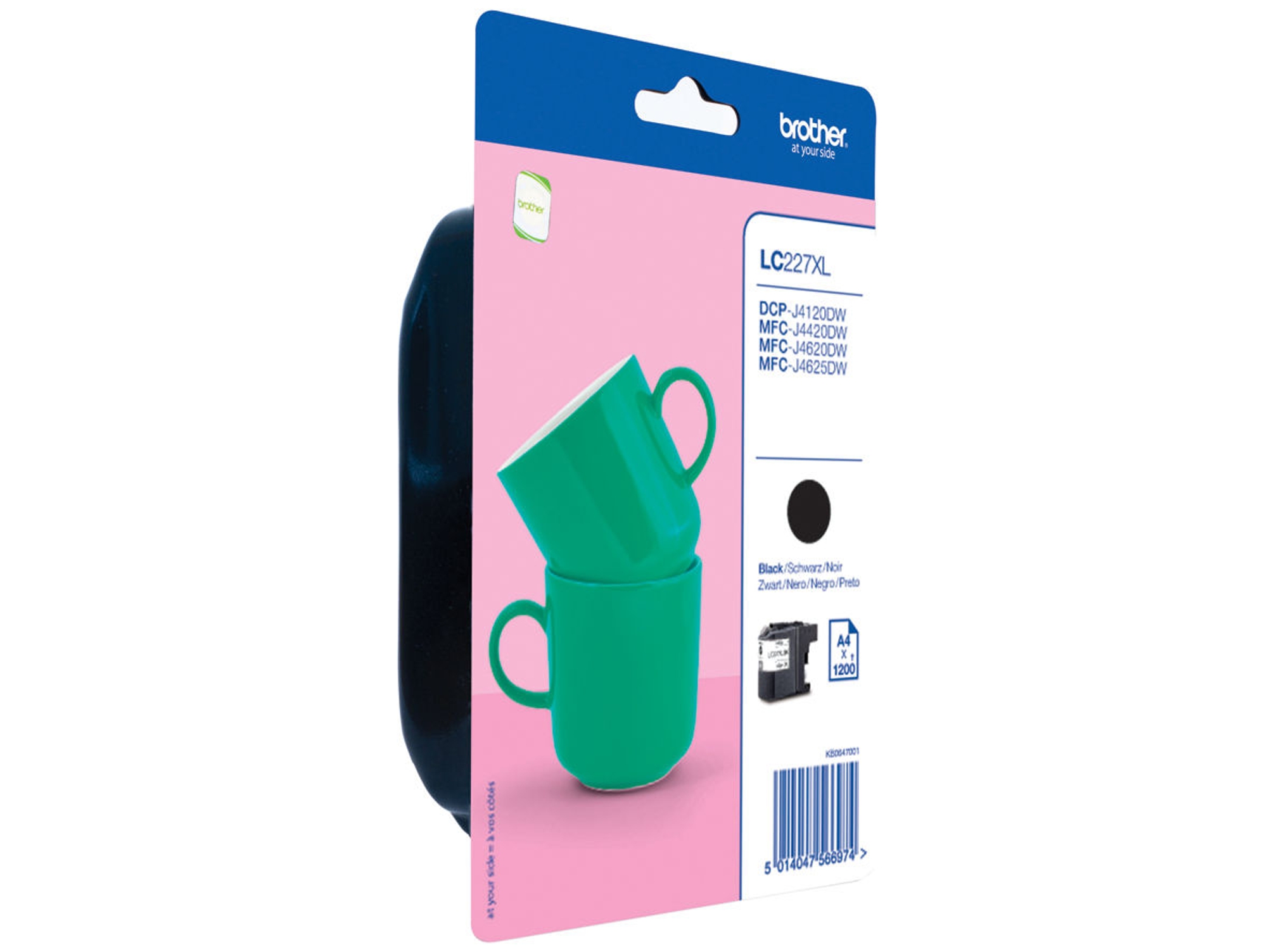 Cartucho de tinta Original BROTHER LC227XL BKBP Negro 1.200 páginas