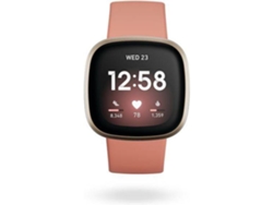 Reloj Deportivo FITBIT Versa 3 (Bluetooth - Hasta 6 días de autonomía - Pantalla táctil - Rosa)