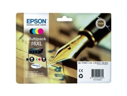 Pack ahorro cartuchos de tinta original EPSON 16XL, Bolígrafo y crucigrama, C13T16364022, T1636