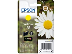 Cartucho de tinta original EPSON, Tinta Claria Home, 18, Margarita 3,3 ml, Amarillo, C13T18044012, T1804