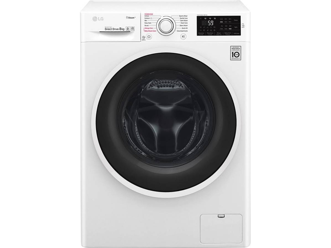 Lavadora LG F4J6TY0W (Outlet Grado B - 8 kg - 1400 rpm - Blanco)