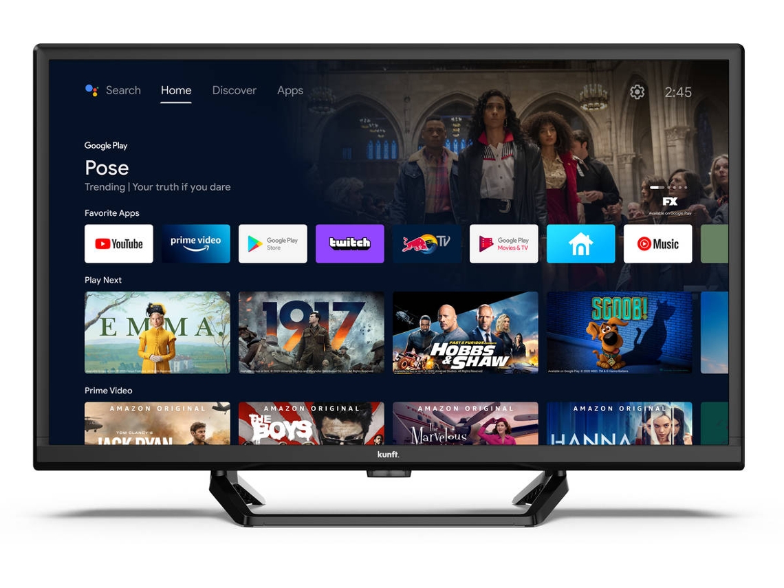 Descontinuado - TV KUNFT K8314H24H (LED - 24'' - 61 cm - HD - Smart TV)