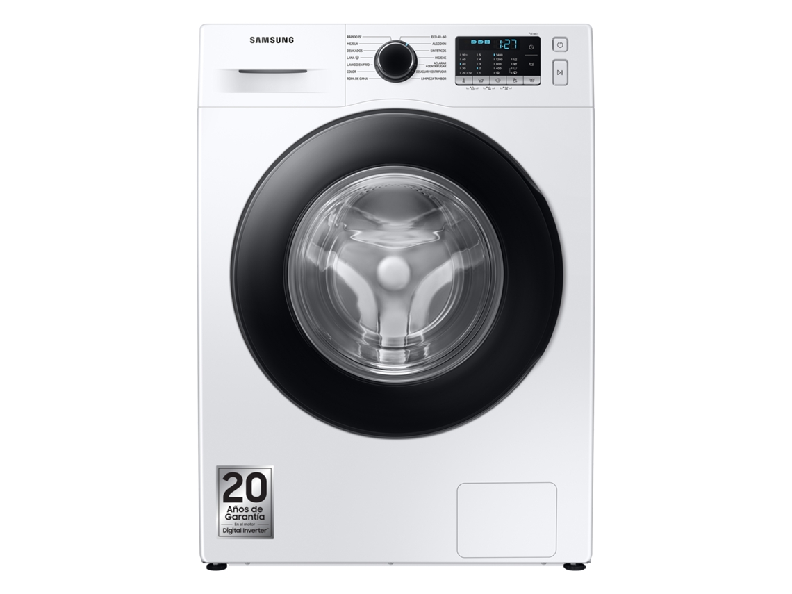 Lavadora SAMSUNG WW80TA026AEPT/EC (8 kg - 1200 rpm - Blanco)