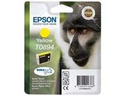 Cartucho de tinta original EPSON T0894, Mono 3,5 ml, Amarillo, C13T08944011