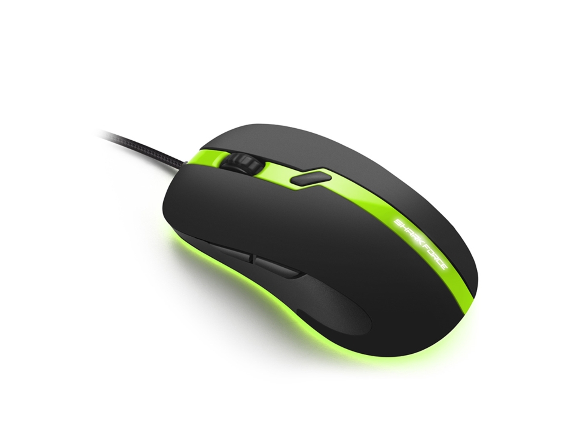 Ratón Gaming SHARKOON Shark Force Pro Verde