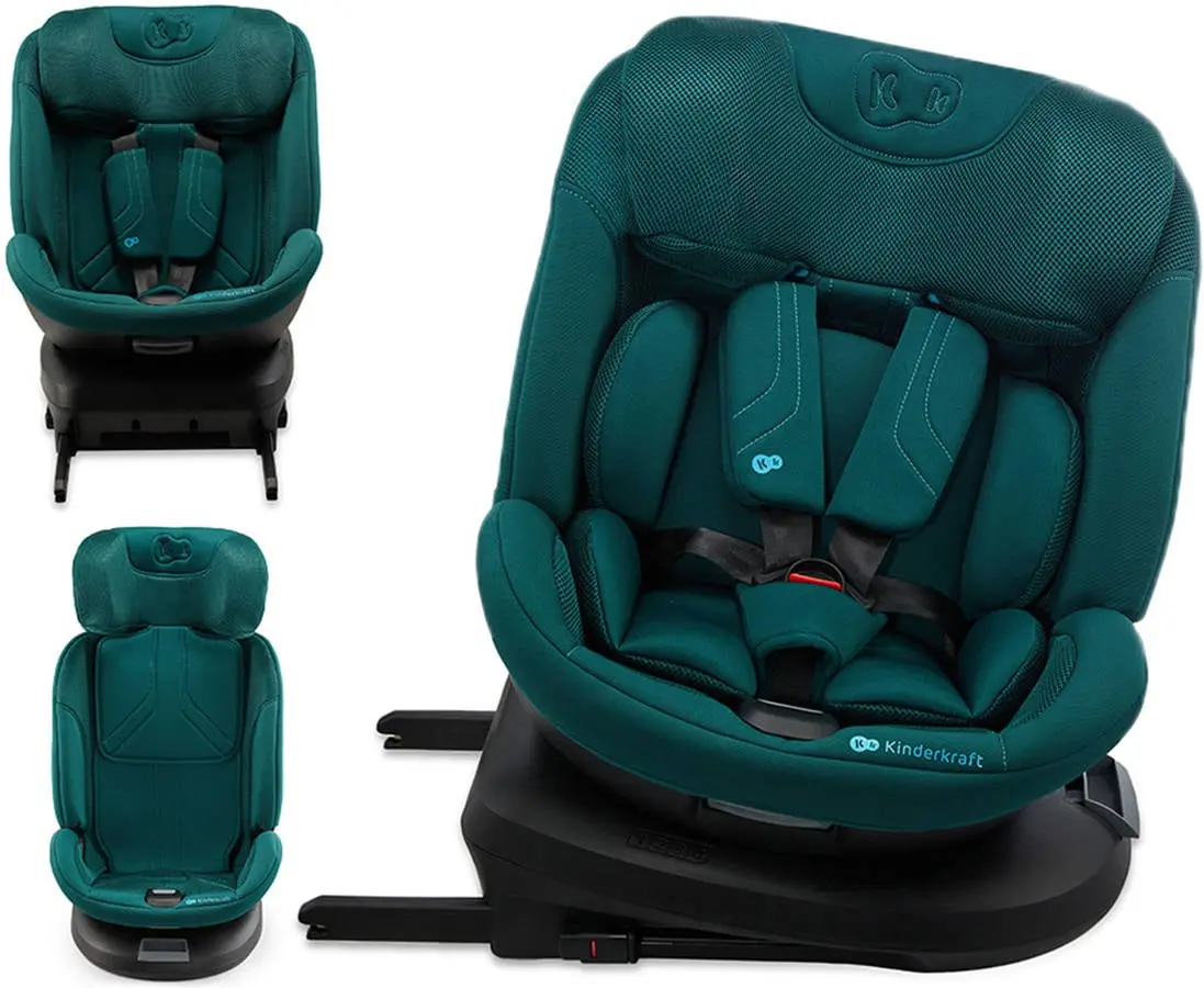 Silla De Coche Kinderkraft Xpedition3 I-size, 0-36 Kg, 40-150 Cm, 0-12 Años, Grupo 0-1-2-3 (verde)